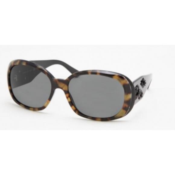 Chanel CC Coco Mark Camellia Flower Sunglasses*CASE INCLUDED* 56|16|130 - Picture 1 of 8